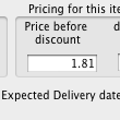 Expected delivery..